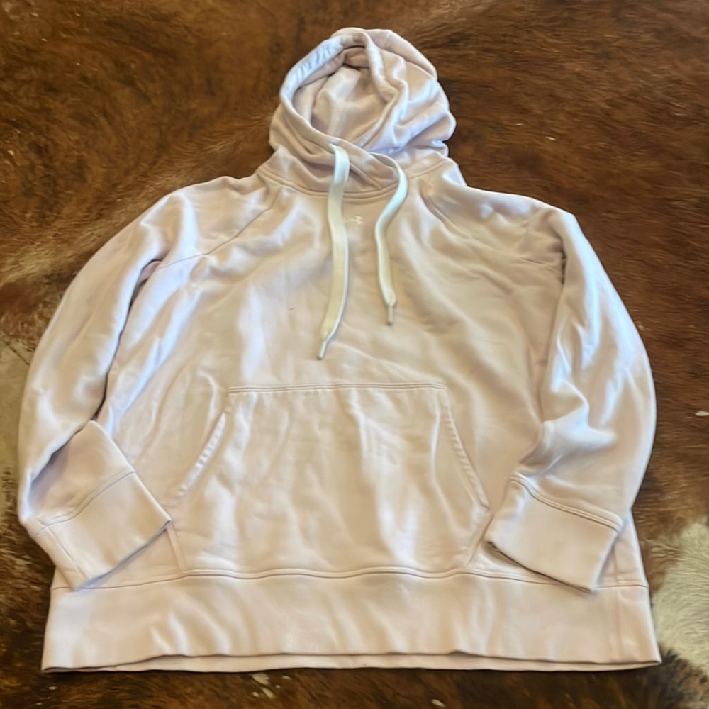 Under Armor - violet hoodie, adult medium